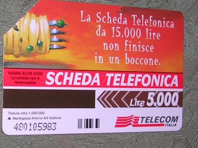 SCHEDA TELEFONICA ITALIA 27