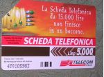 SCHEDA TELEFONICA ITALIA 27