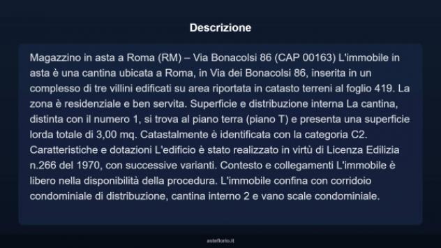 Immobile in asta di 3 m² in vendita a Roma - Foto 10