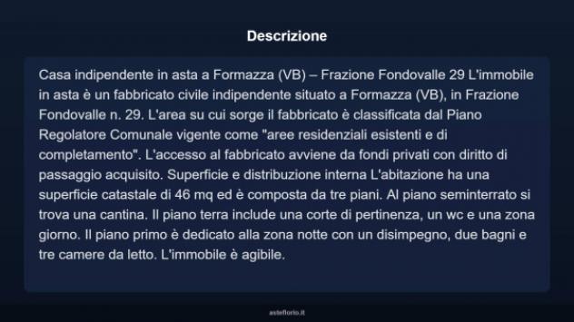 Immobile in asta di 46 m² in vendita a Formazza - Foto 3