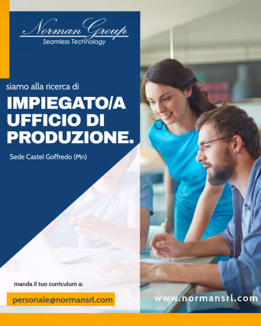 IMPIEGATO/A UFFICIO DI PRODUZIONE.