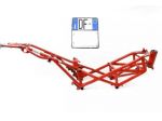 DUCATI MONSTER 695 47011862BA TELAIO CON DOCUMENTI 06 - 08 FRAME DANNEGGIATO