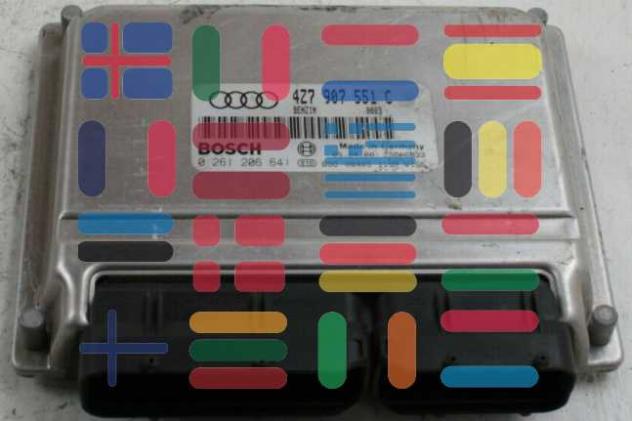 0261206641 4Z7907551C Audi A6 2.7 centralina motore Bosch