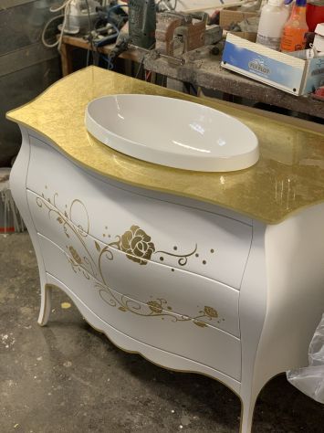 Mobile bagno barocco bombato nuovo - Foto 6