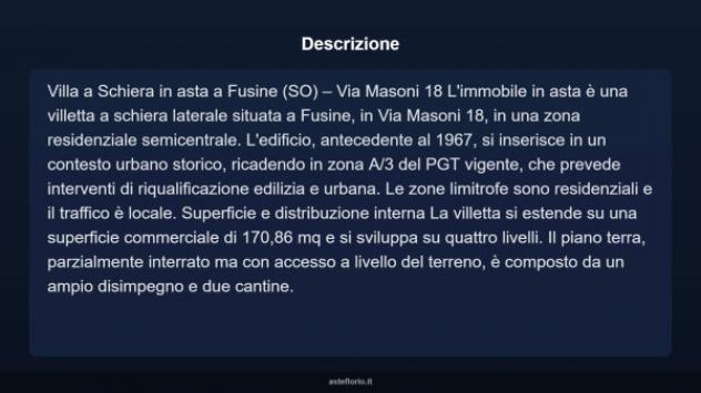 Immobile in asta di 170 m² con più di 5 locali in vendita a Fusine - Foto 5