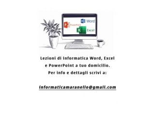 Lezioni di informatica, Word, Excel e PowerPoint
