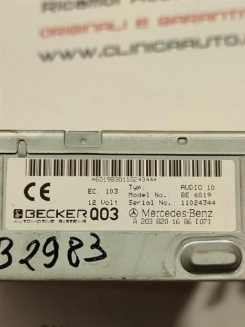 AUTORADIO MERCEDES Classe C Berlina W203 A2038201686 646963 (0004) - Foto 4
