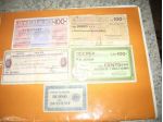 4 miniassegni-italia 1970+1 buono comune di trieste da 20 cent.