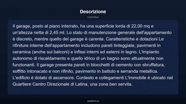 Immobile in asta di 90 m², box auto in vendita a Latina - Foto 11