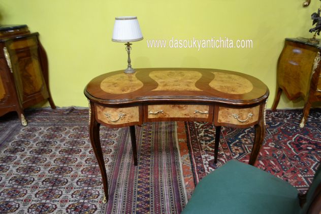 Scrivania a fagiolo stile Luigi XV - Foto 6