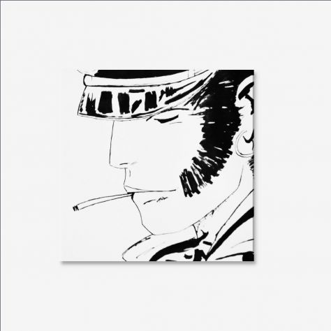 Quadro Corto Maltese dipinto a mano pop art - Foto 2