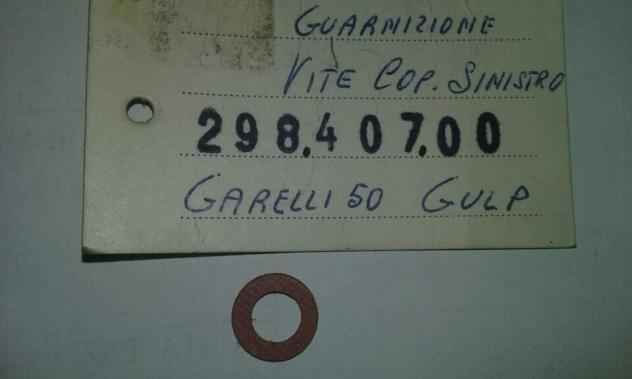 Guarnizione vite coperchio sinistro Garelli Gulp GR 29840700