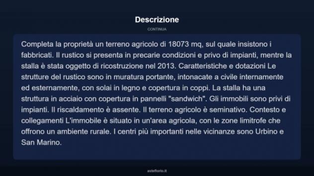 Immobile in asta di 528 m² in vendita a Tavoleto - Foto 10