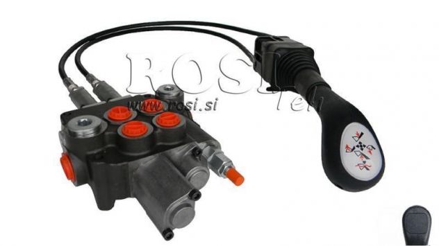 -JOYSTICK SENZA PULSANTE CON TRECCIA E VALVOLA IDRAULICA 2XZ80 - Foto 2