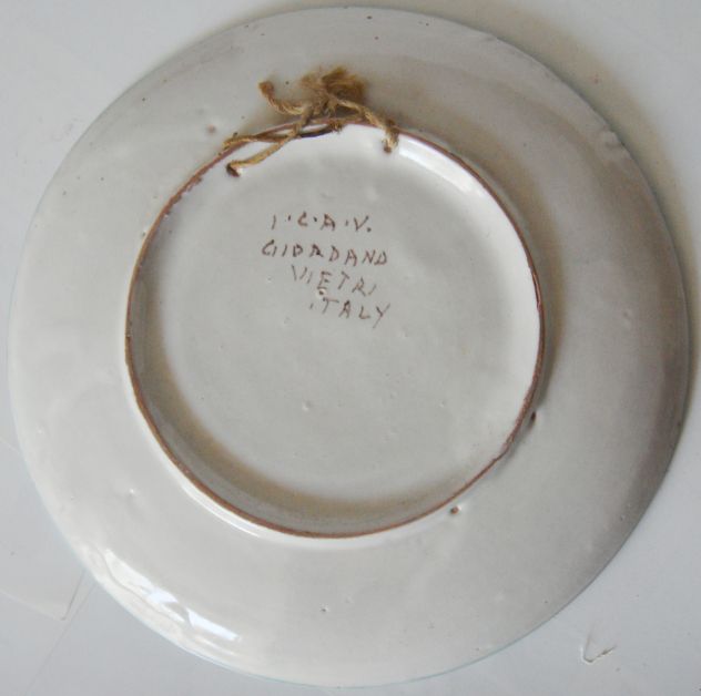 Piatto in ceramica dipinto a mano-Vietri-Lab. Ceramica ICAV - Foto 2