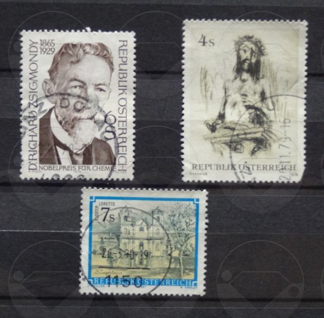 AUSTRIA 1945-1987 Lotto di 23 francobolli - Foto 4