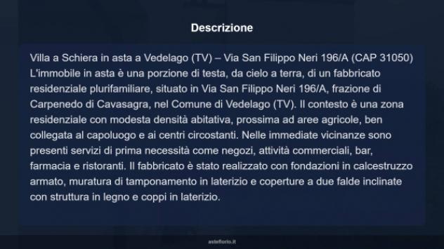 Immobile in asta di 237 m² con più di 5 locali in vendita a Vedelago - Foto 16