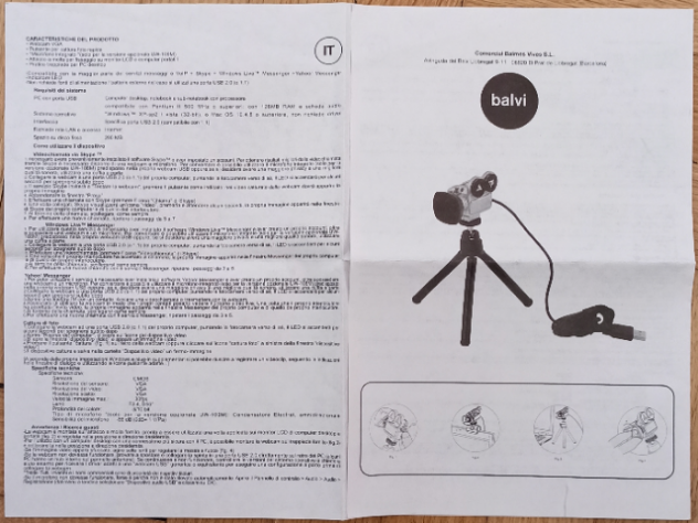 Webcam a Forma di Cinepresa del Cinema - Telecamera USB 2.0 - Foto 4