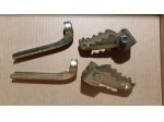 Coppia poggiapiedi footrest ciclomotore epoca Garelli RGS 50 e vari GR