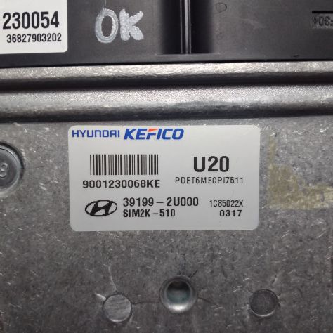 Centralina Motore Kefico 39199-2U000 391992U000 SIM2K-510 SIM2K510 90012300068KF - Foto 4
