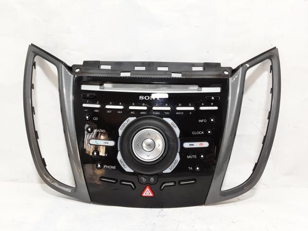 PANNELLO COMANDI AUTORADIO FORD C - Max Serie AM5T18K811SA37CE (10)