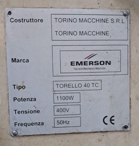 TRAPANO FRESA EMERSON MOD 40 TC - Foto 3