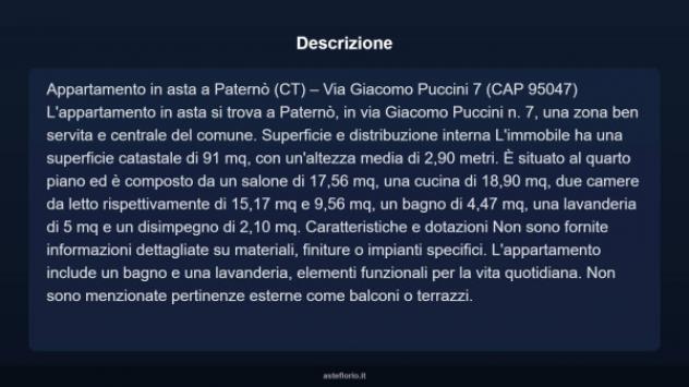 Immobile in asta di 91 m² in vendita a Paternò - Foto 7