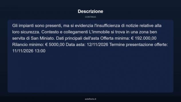 Immobile in asta di 138 m² in vendita a San Miniato - Foto 4