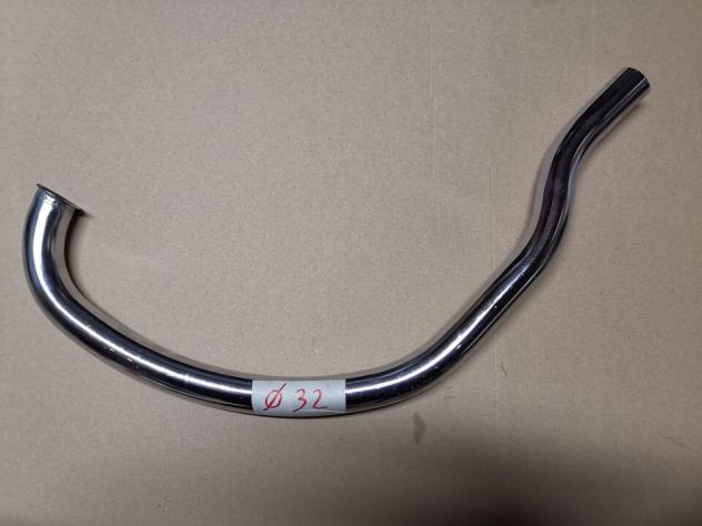 Collettore tubo scarico cromato d. 32 mm N.C.
