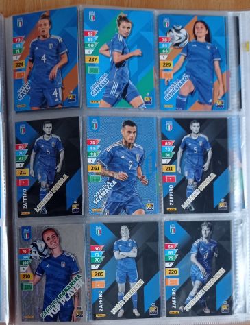COLLEZIONE Panini Azzurri 2024 Adrenalyn XL 108 cards - Foto 6