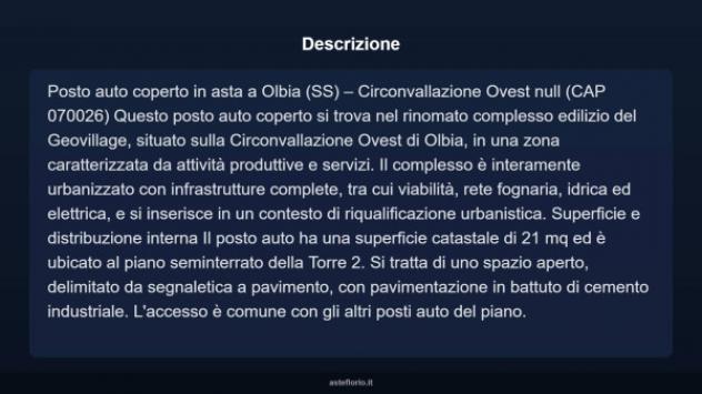 Immobile in asta di 21 m² in vendita a Olbia - Foto 5