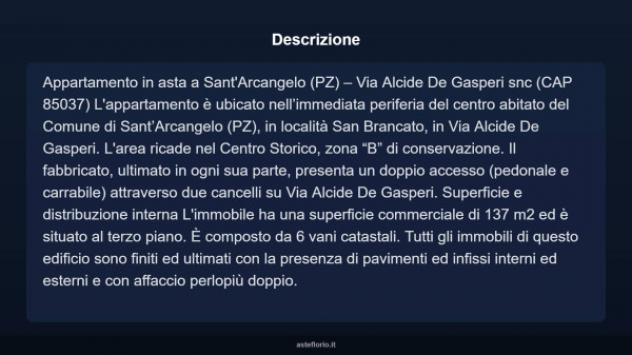 Immobile in asta di 137 m² con più di 5 locali in vendita a Sant'Arcangelo - Foto 4