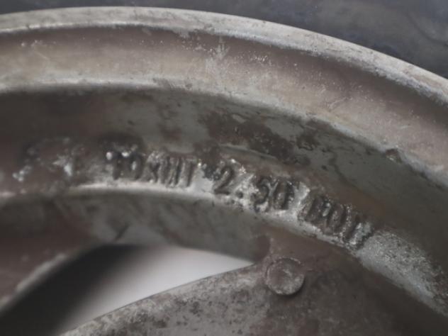 HONDA BALI SJ 50 44650GAV305ZA CERCHIO RUOTA ANTERIORE 10X2.50 FRONT WHEEL - Foto 5