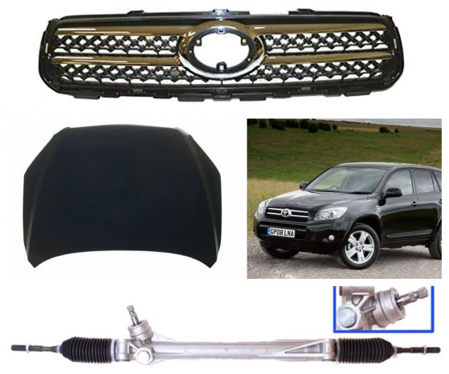 Toyota Rav 4 paraurti frontale radiatore parafango fanale kit airbag 2006-09