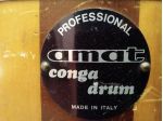 Batteria da studio dixon +coppia di Conga AMAT anni 70 come da foto