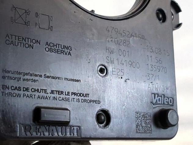 479452615R SENSORE ANGOLO DI STERZATA RENAULT KADJAR 1.5 D 81KW AUT 5P (2016) RICAMBIO USATO - Foto 3