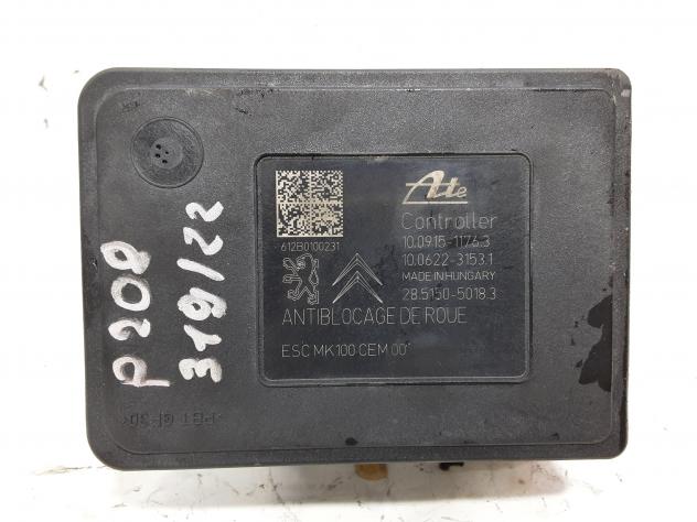 ABS PEUGEOT 208 Serie 9804161580 8HP (DV4C), 8HR (DV4C) Diesel 1400 (1219) - Foto 6