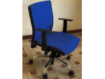 Sedia Ufficio Blu Girevole Come Nuova (sedile 50x50cm) Altezza sedile regolabile