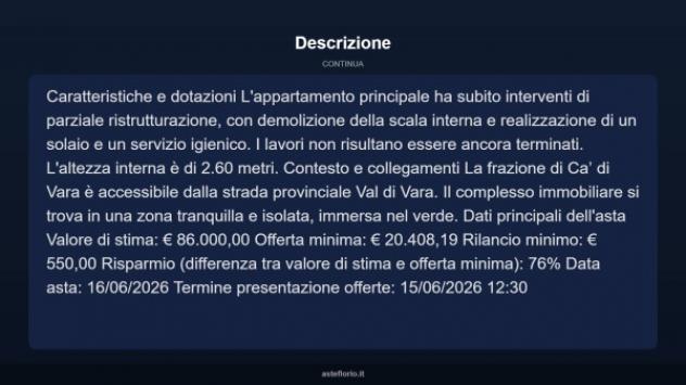 Immobile in asta di 58 m² in vendita a Sesta Godano - Foto 5