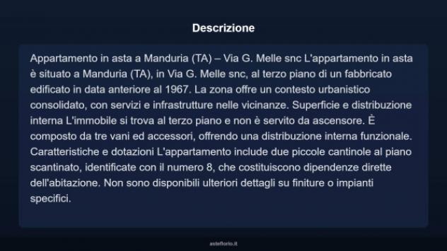 Immobile in asta di 60 m² in vendita a Manduria - Foto 5