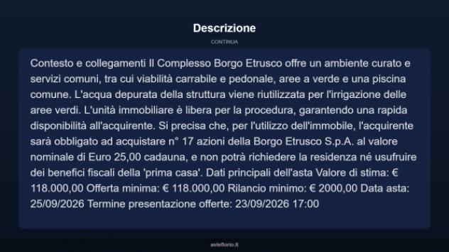 Immobile in asta di 69 m² in vendita a Scarlino - Foto 13