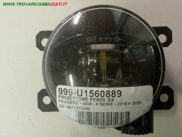 PROIETTORE FENDI. SX 999-U1560889 Parti elettriche Fanaleria Fendinebbia Fendinebbia dx. CITROEN - DS3 - 2016 , CITROEN - DS4 - 2015 , CITROEN - D