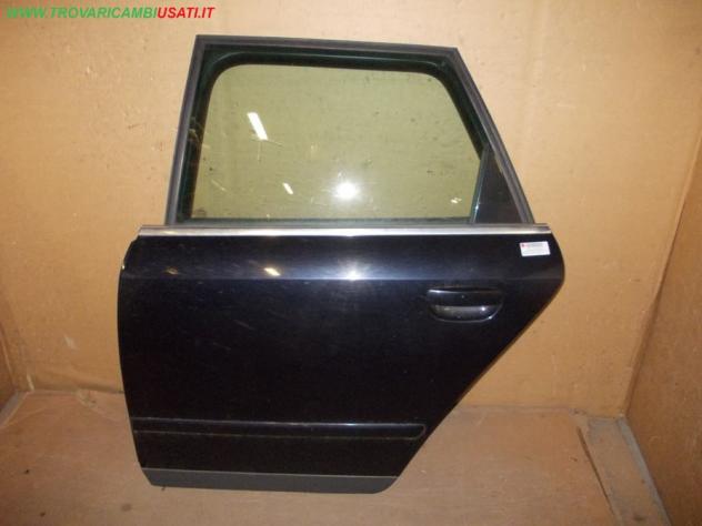 PORTA POST.S. BLU MET CON ALZACR. SW AUDI A4 (8E)  Carrozzeria  Lamierati esterni  Porte  Porta post. sx. AUDI - A4 - 01-01-2001 - 01-10-2004