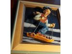 figura in rilievo sciatore 23x26  S,Venditti