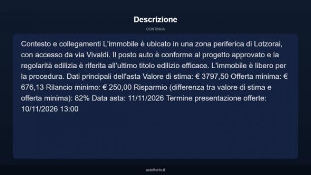 Immobile in asta di 11 m² in vendita a Lotzorai - Foto 4