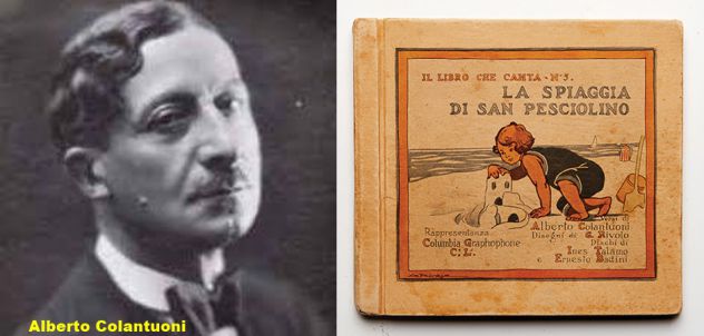 LA SPIAGGIA DI SAN PESCIOLINO, Versi di A. Colantuoni,Columbia Graphophon 1918 - Foto 4
