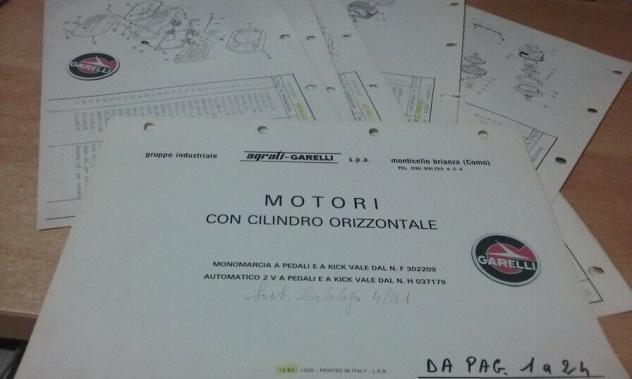 Catalogo ricambi Garelli NOI KATIA motore orizzontale GR