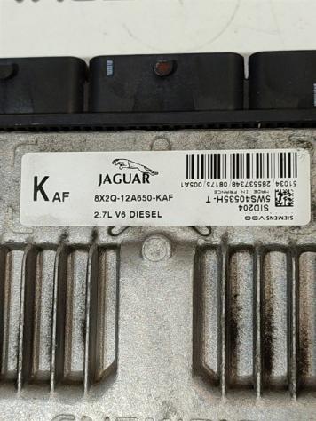 CENTRALINA MOTORE JAGUAR XF Serie 8X2Q-12A650-KAF 7G diesel 2720 (0811) - Foto 2