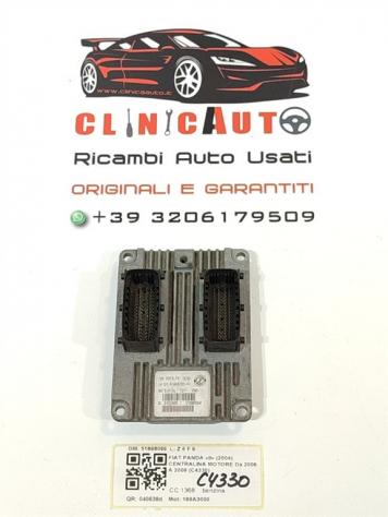 CENTRALINA MOTORE FIAT Panda 2° Serie 51886068 IAW5SF8.P4 169A3000 benzina 1368 (0310)