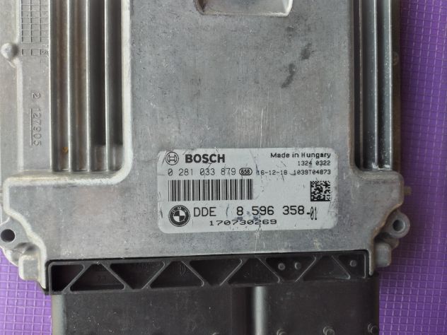 Centralina motore ECU Bosch 0281033879 DDE8596358 EDC17C50 COMPUTER BMW X3 2.0 - Foto 7